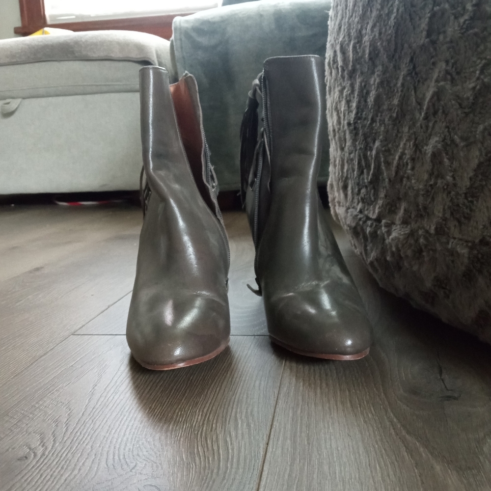 Gray "Halogen" shoes